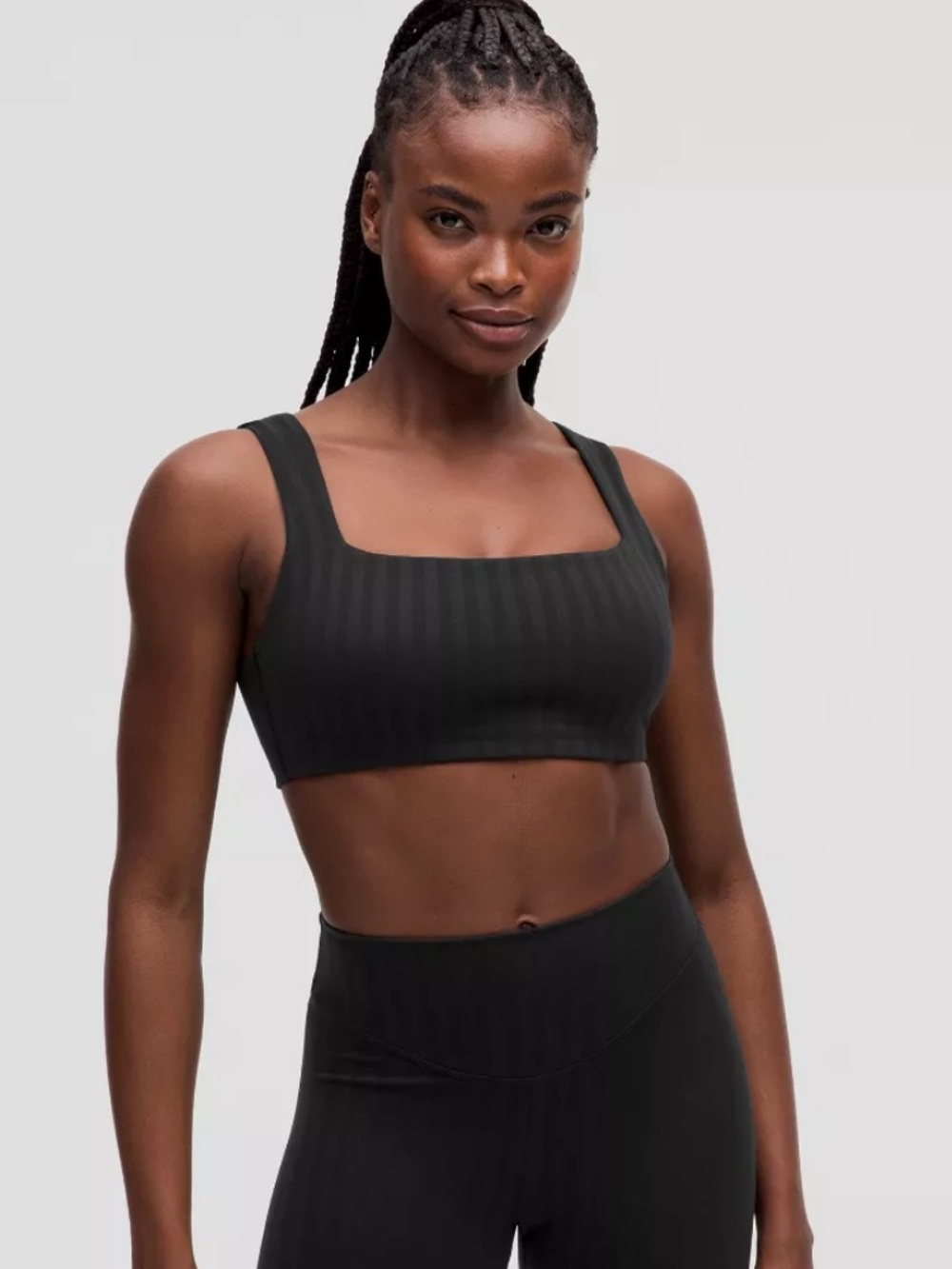 EUC lululemon Wunder Under Bra Light Support, C/D Cup Tonal Stripe. Size XL